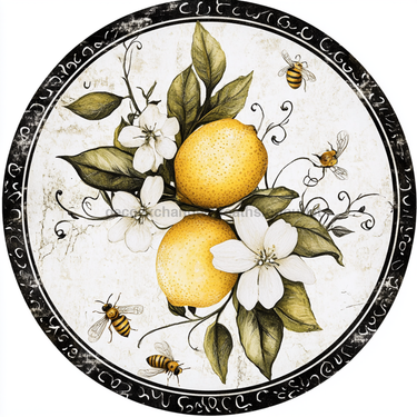 Lemon Sign, Everyday Sign, DCO-13043, Sign For Wreath, 10